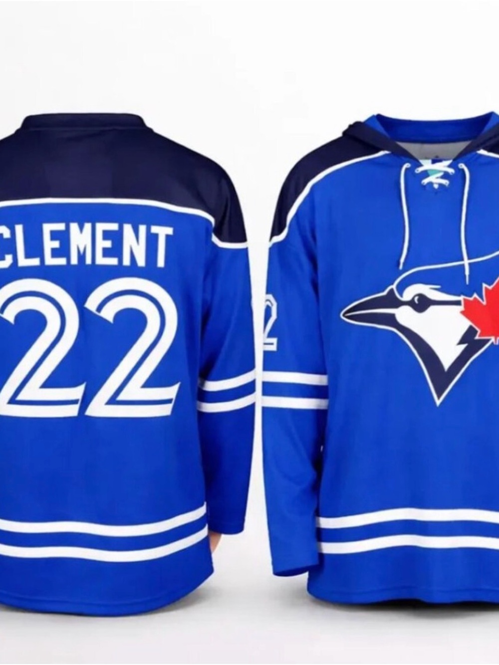 Toronto Blue Jays #22 Clement Royal Blue Hockey Jersey